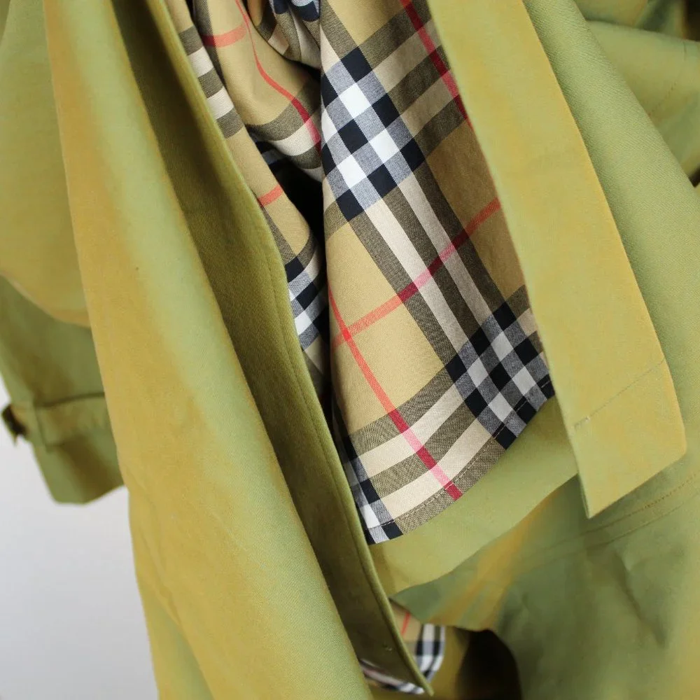 NWT Burberry Cotton Double Breasted Trench Coat, Belted, US 4 - Picture 14 of 16